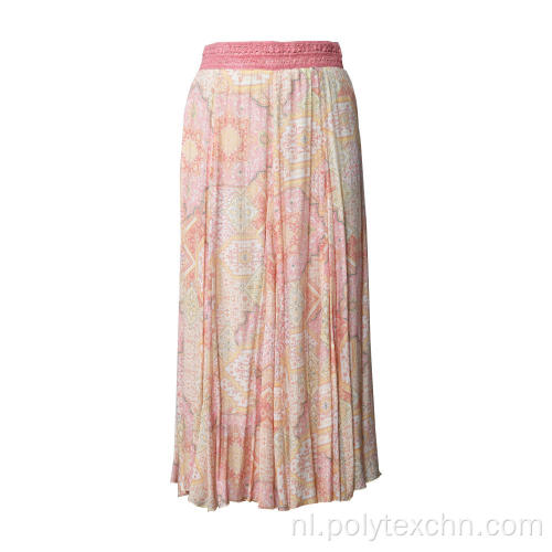 Vrouwelijke Boho Holiday Rayon rok Sun